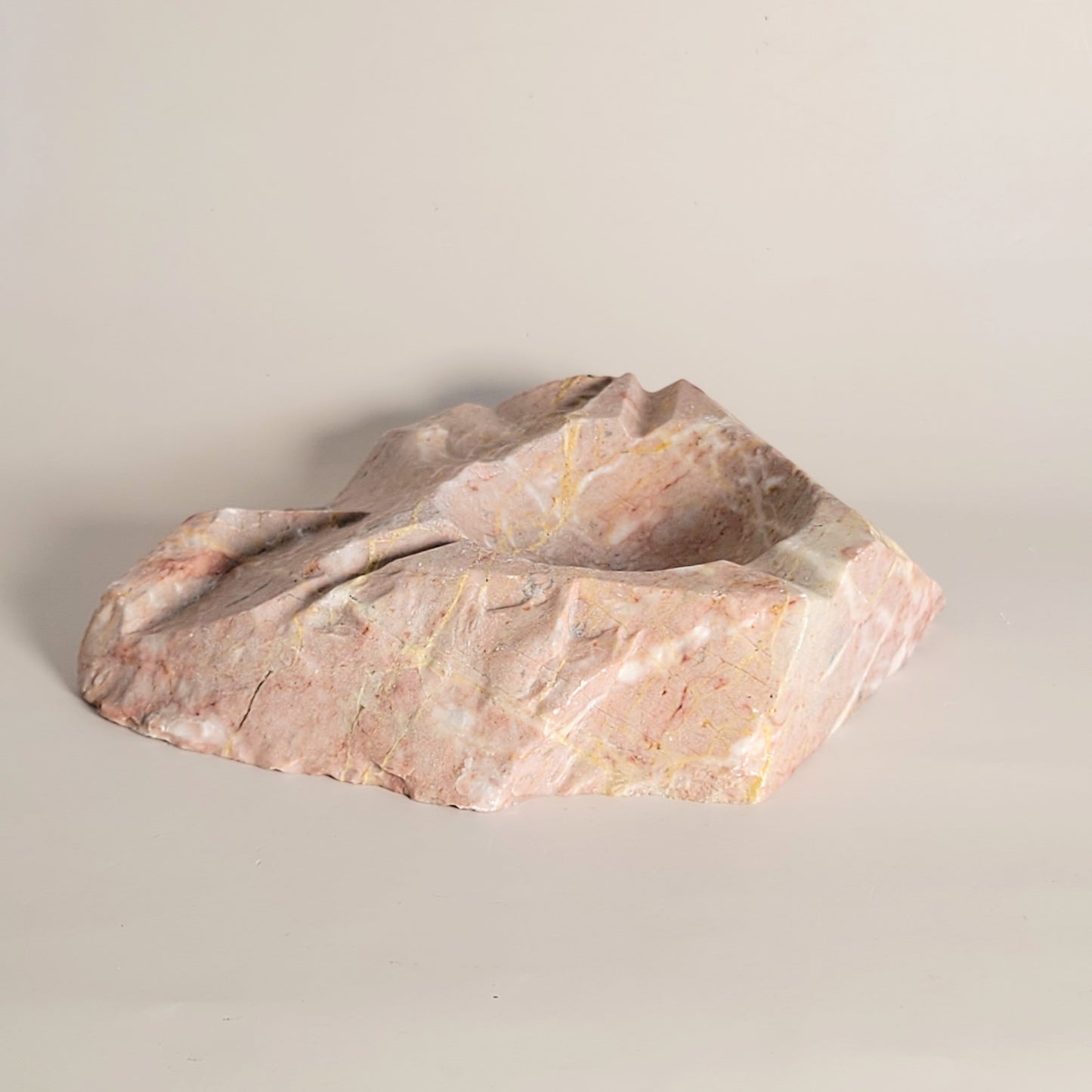 coupelle - vide-poches en marbre rose