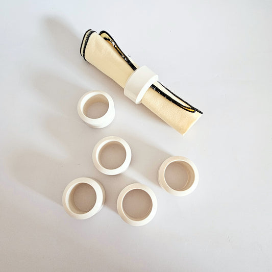 ronds de serviettes vintage x6