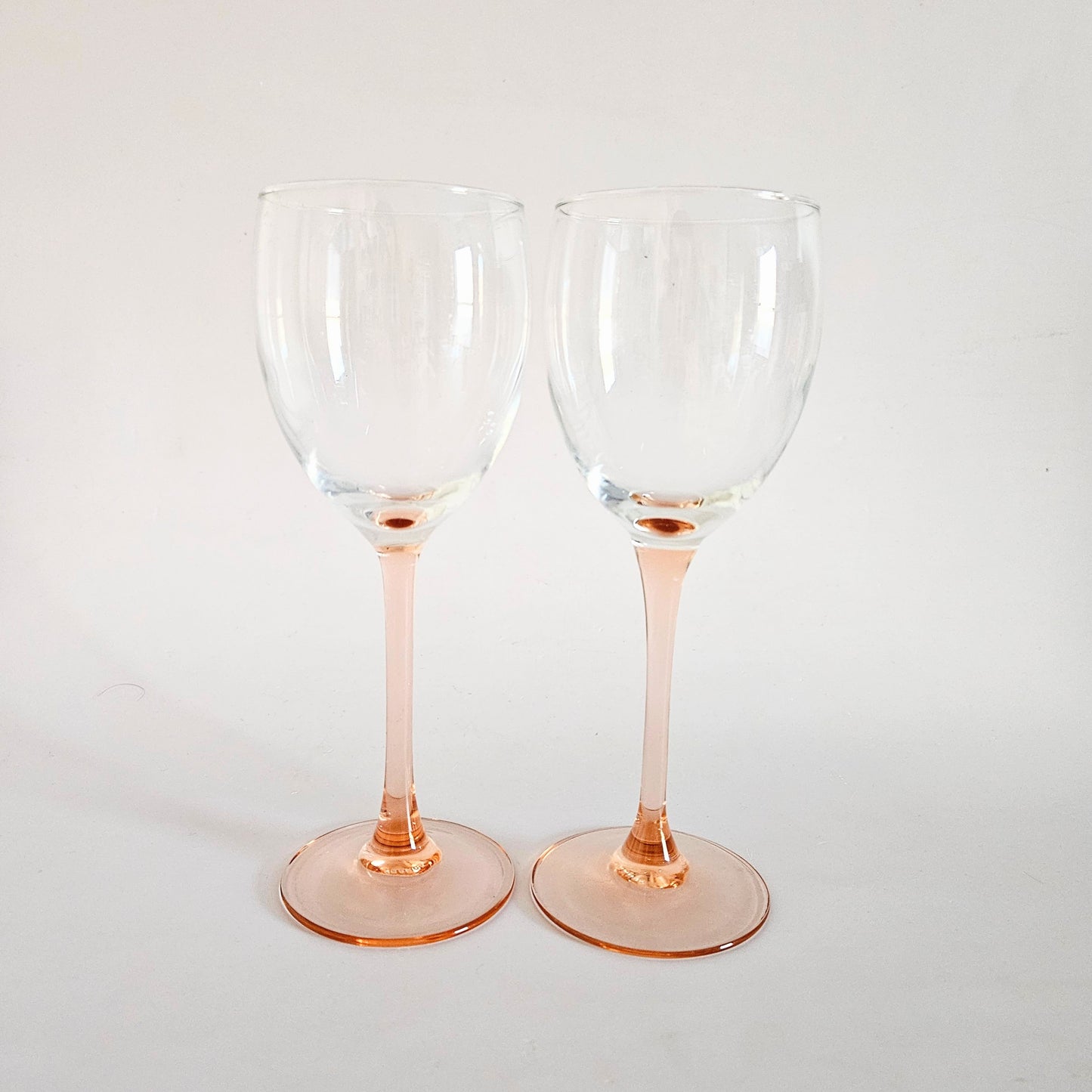 verres à pied rose Luminarc petit x2