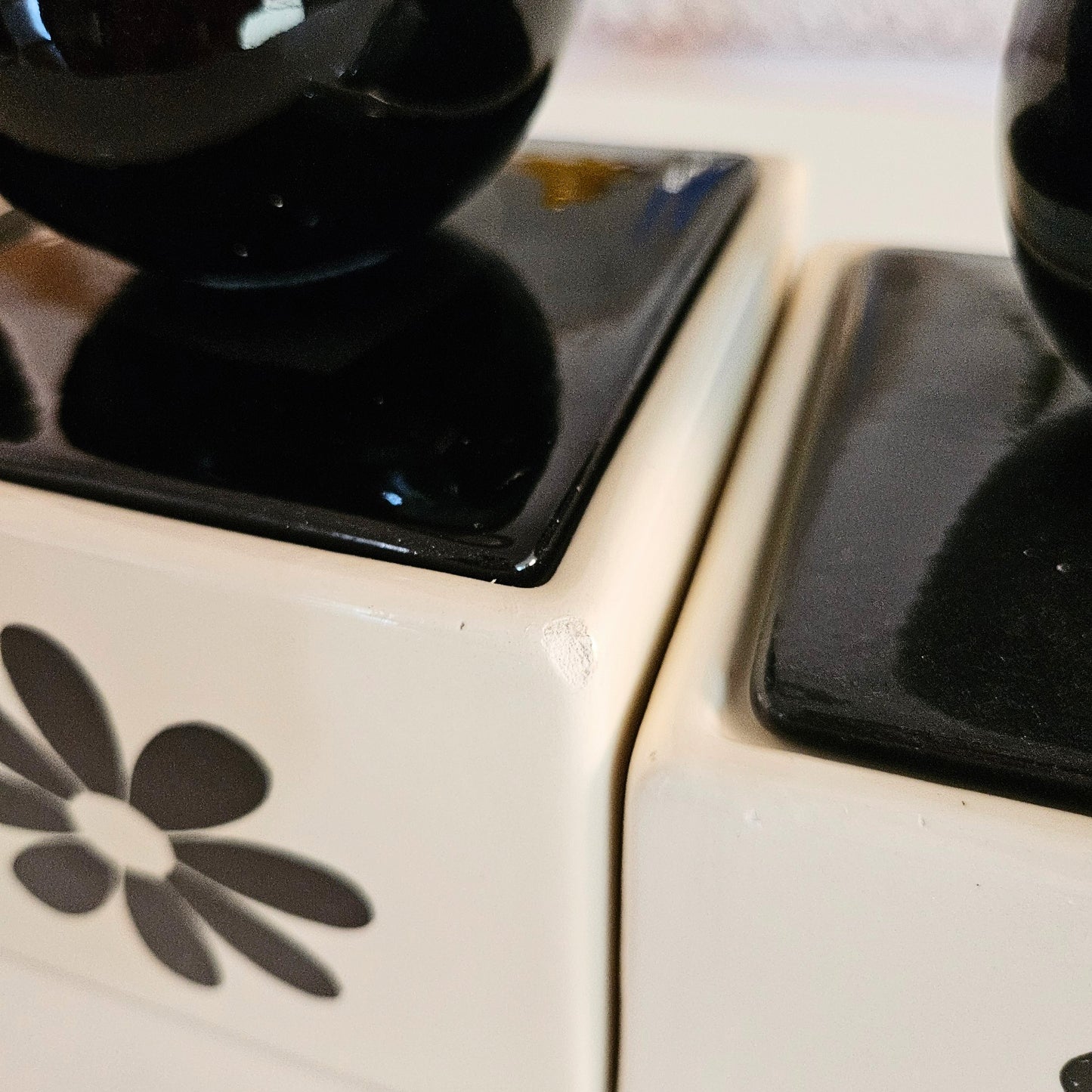 canisters vintage en céramique MCM x4