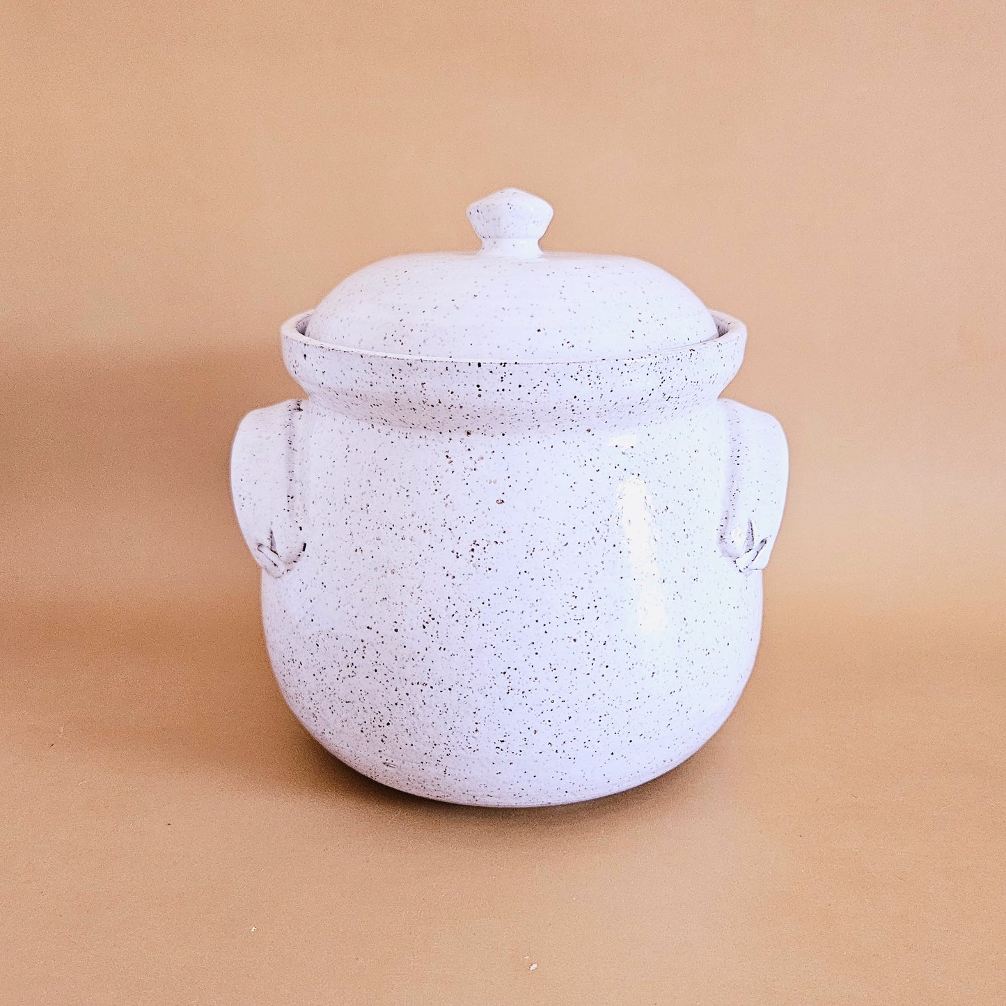 pot contenant vintage en grès
