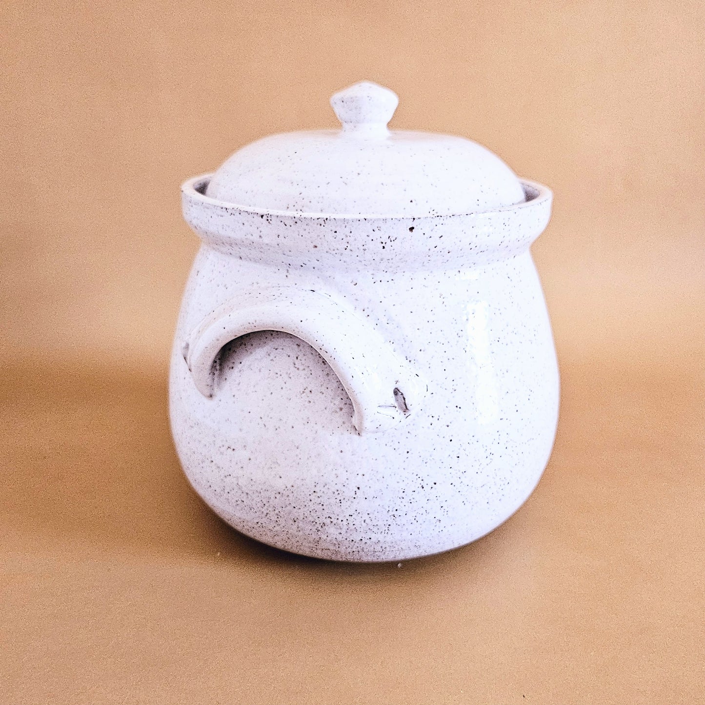 pot contenant vintage en grès