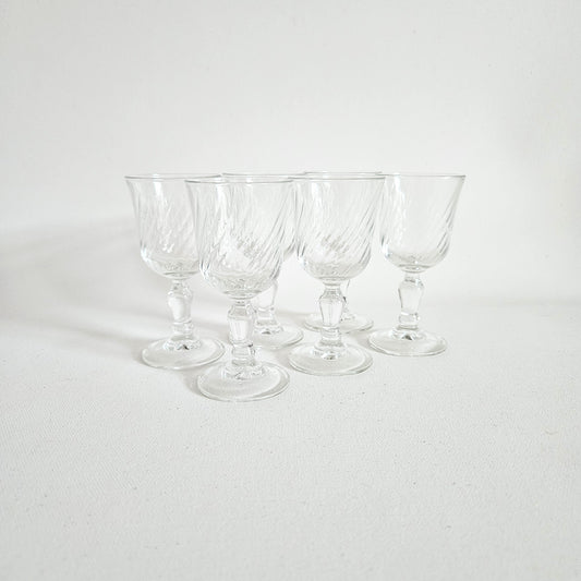 verres à digestif vintage Luminarc x6