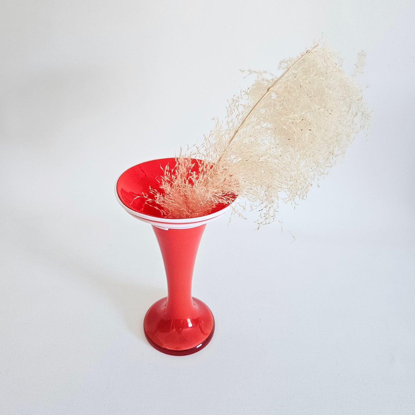 vase soliflore vintage en verre