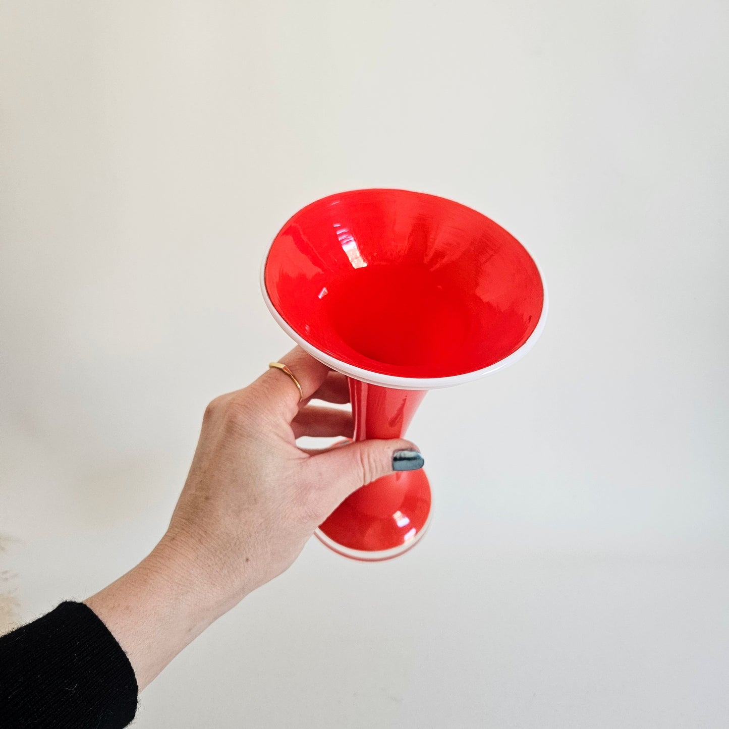 vase soliflore vintage en verre