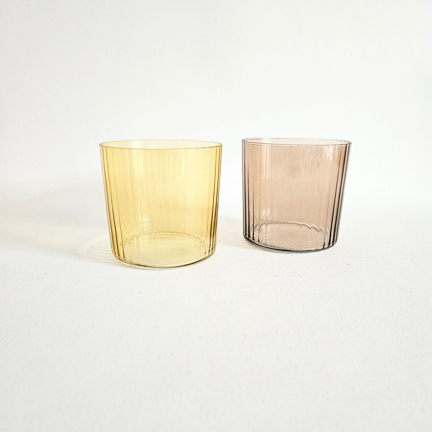 verres ondulés x2