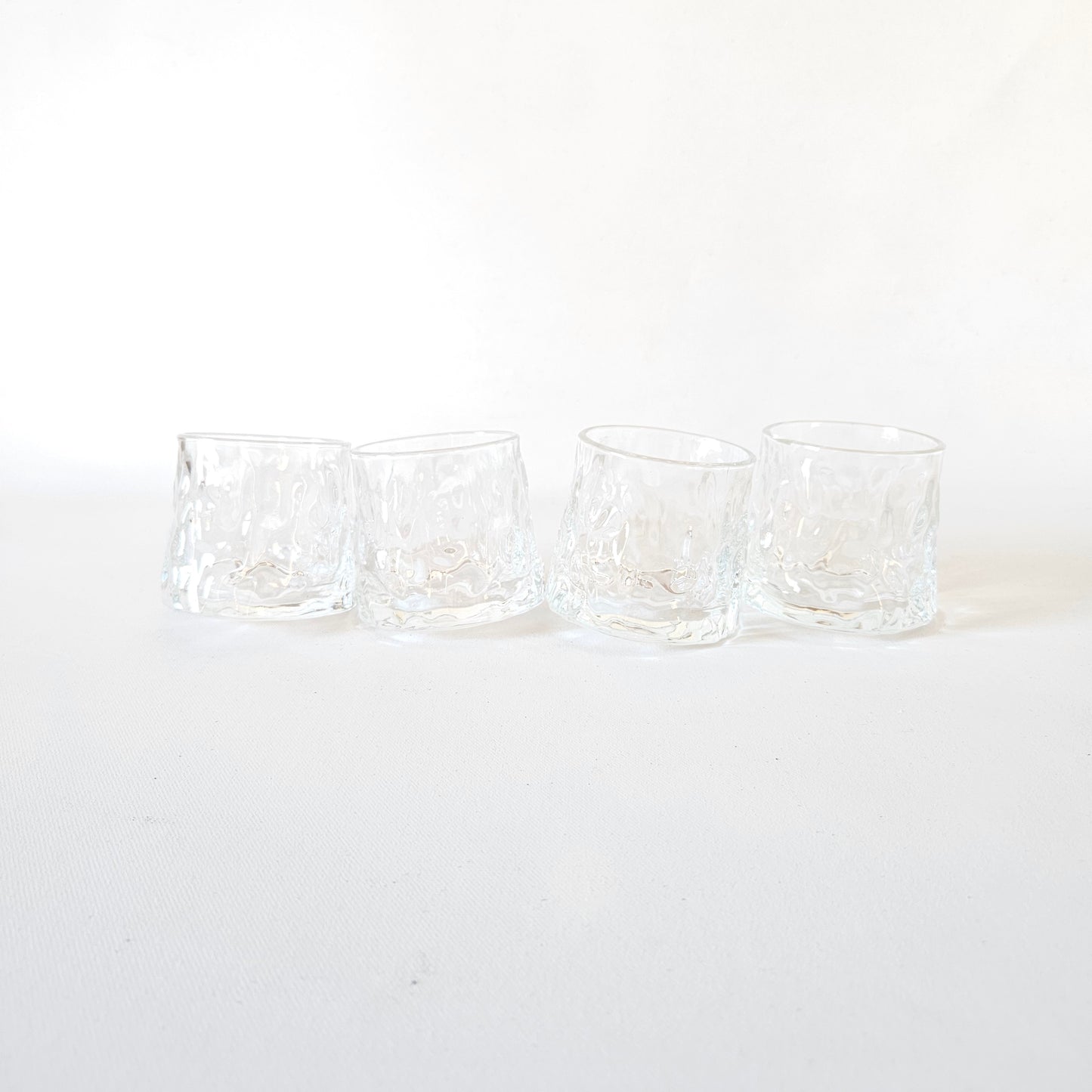 verres à whisky à bascule x4