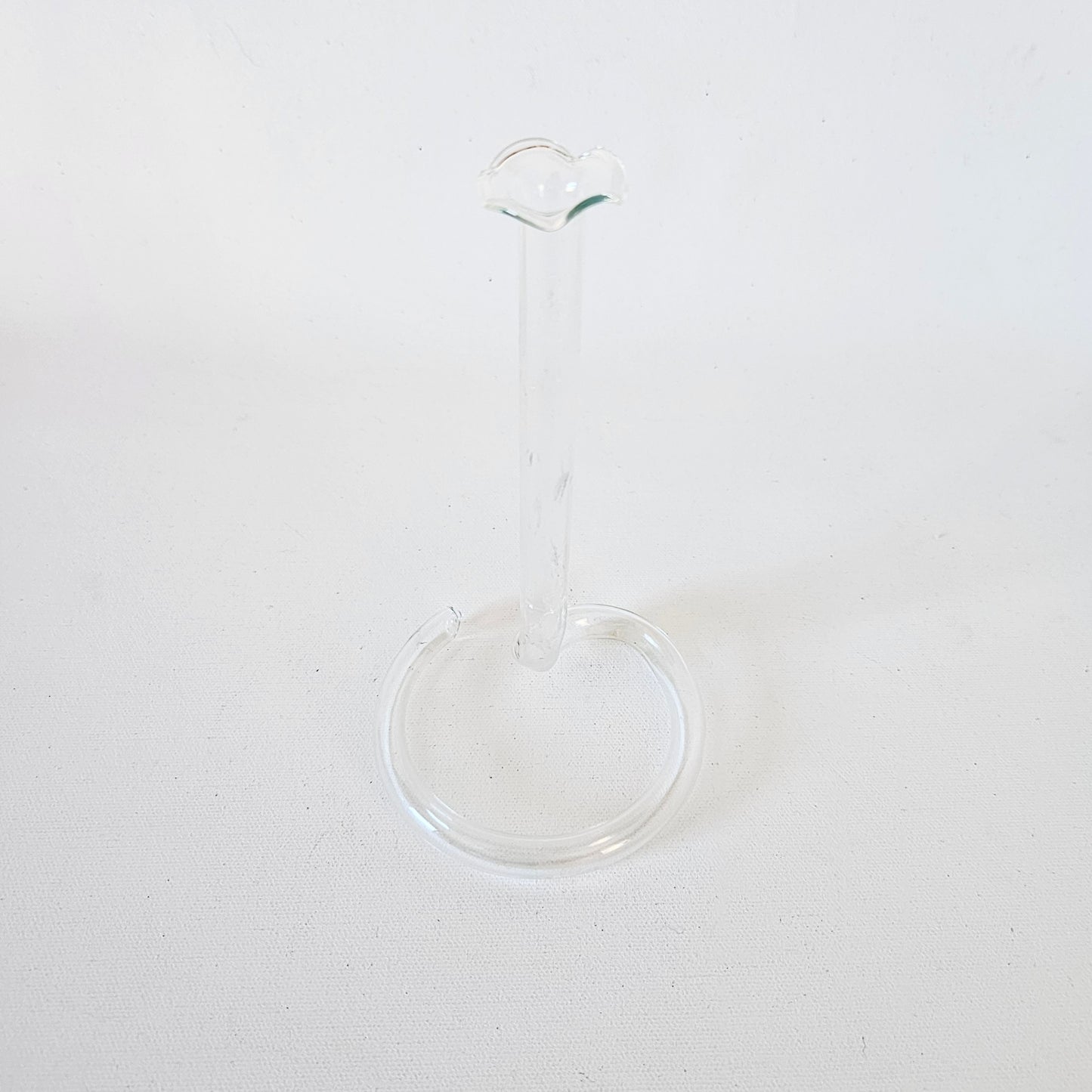 soliflore mini en verre clair