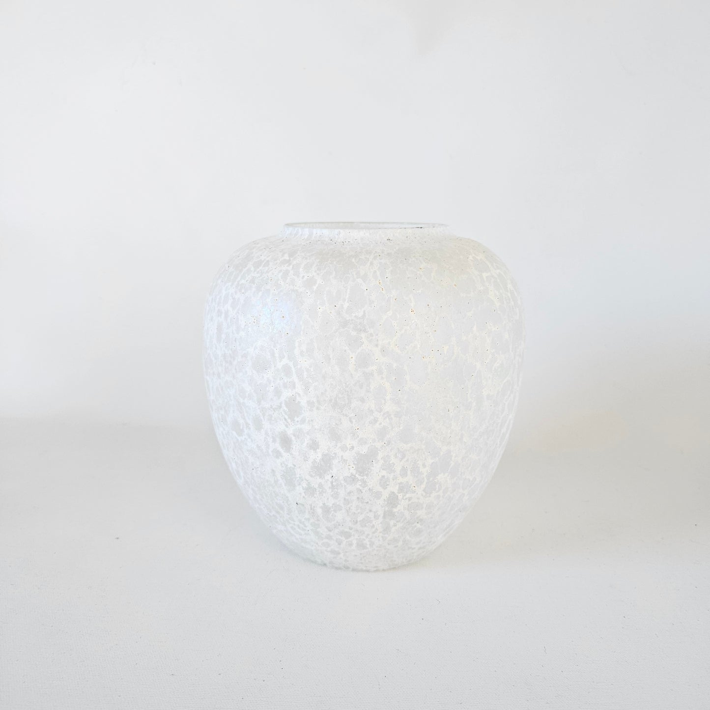 vase en verre texturé