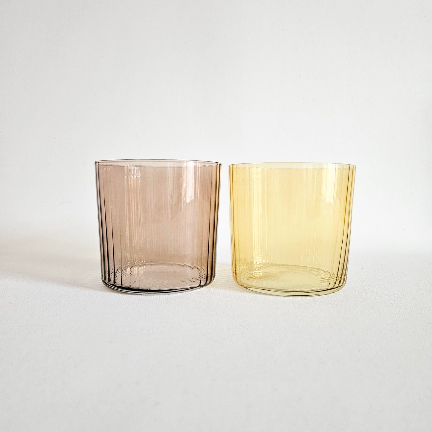 verres ondulés x2