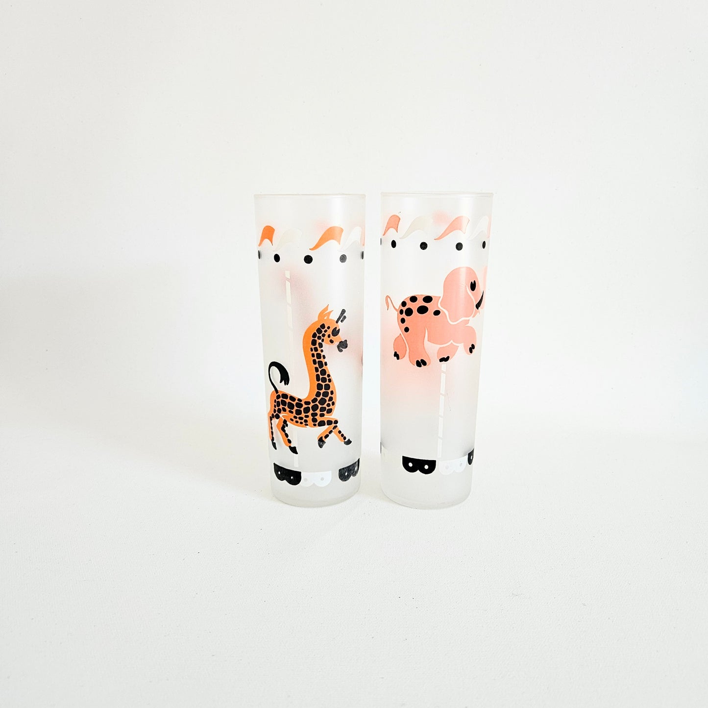 verres Carousel Libbey x2