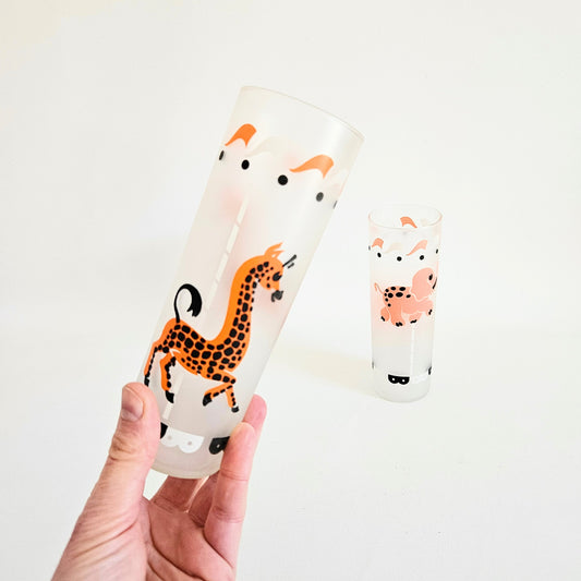 verres Carrousel Libbey x2