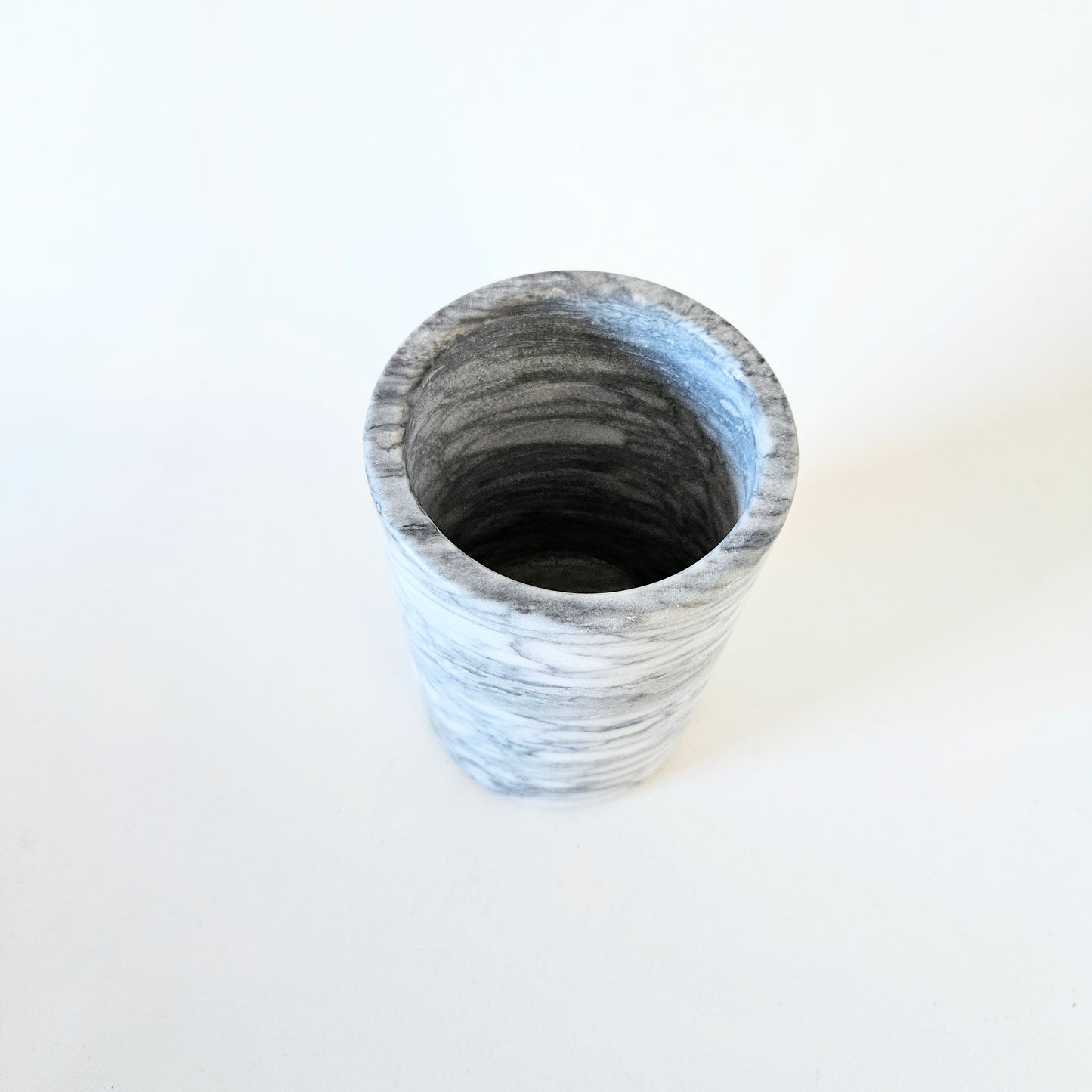 seau rafraîchisseur à bouteille - pot à ustensiles en marbre