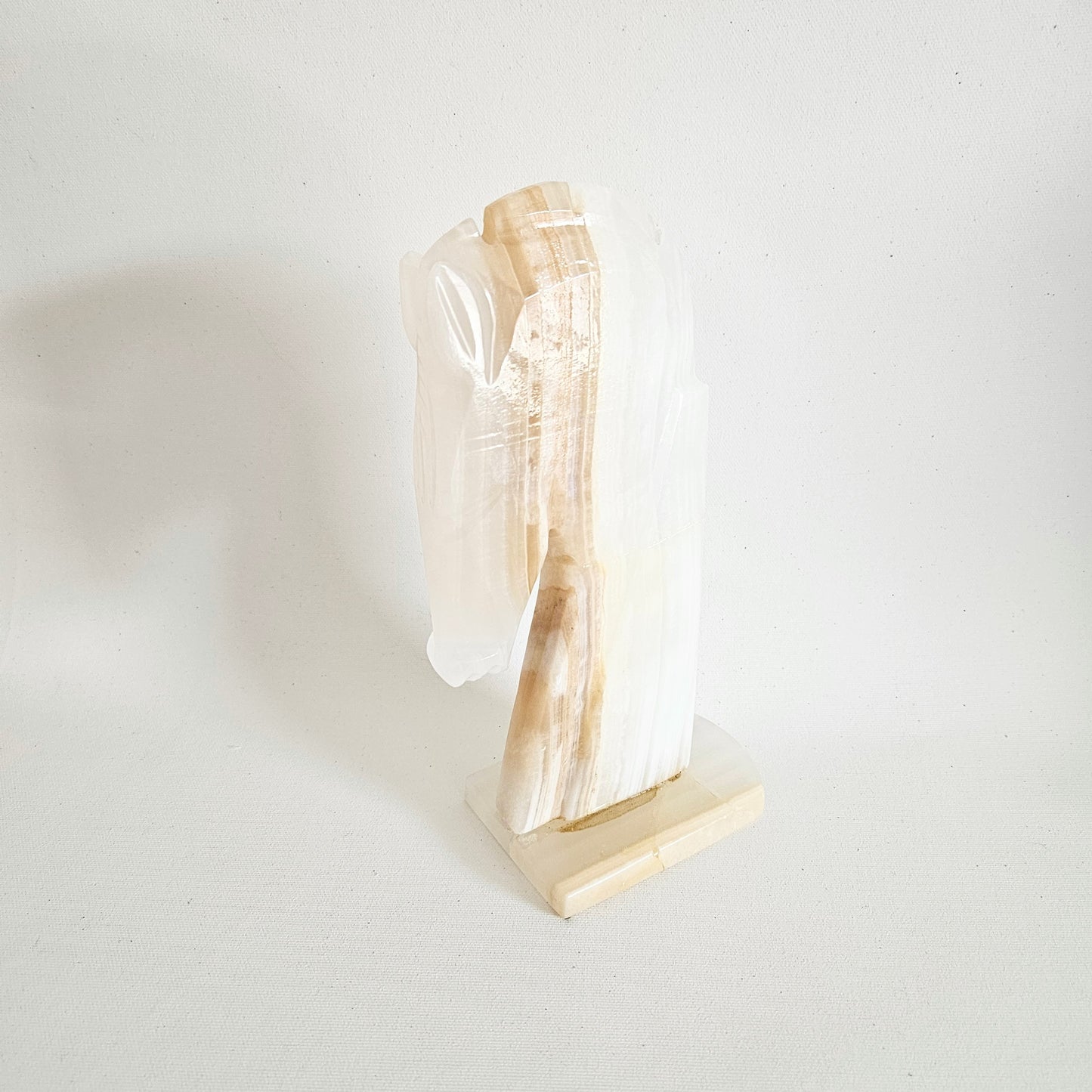 appuie-livres Cheval en onyx