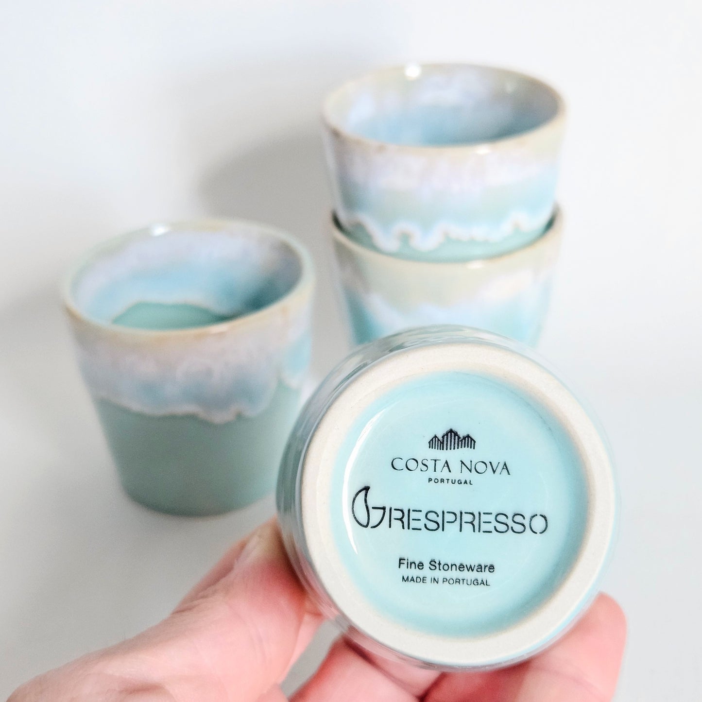 cups/gobelets en céramique x2