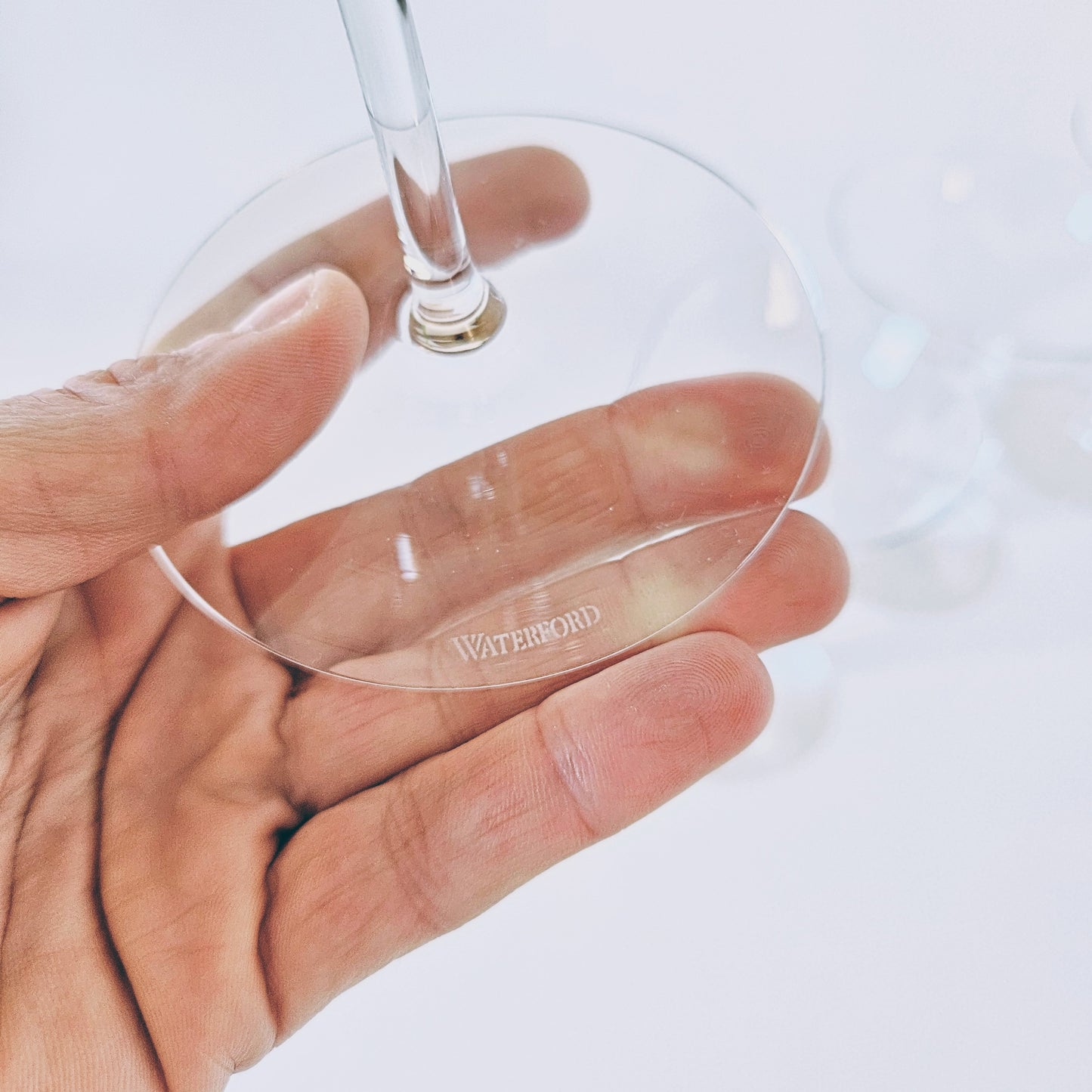 coupes à bulles/cocktail en cristal, Waterford x4