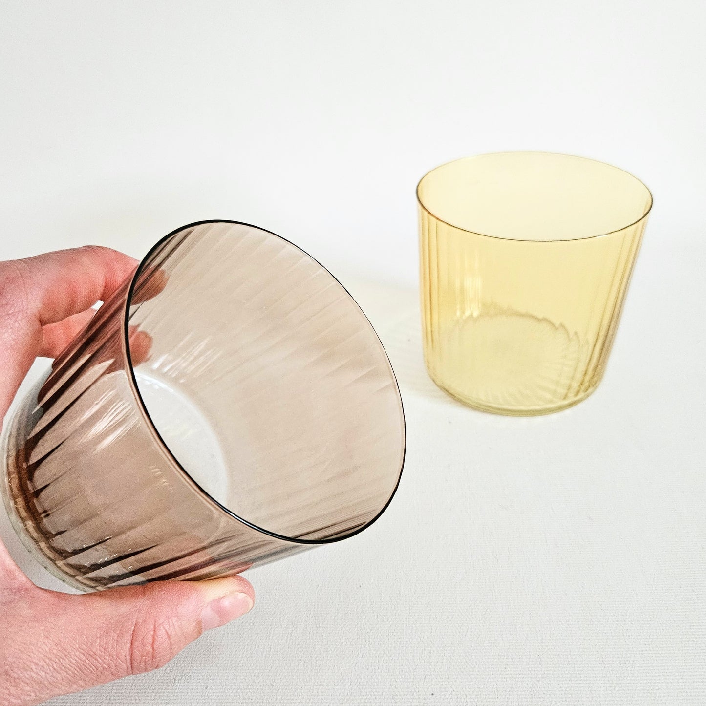 verres ondulés x2