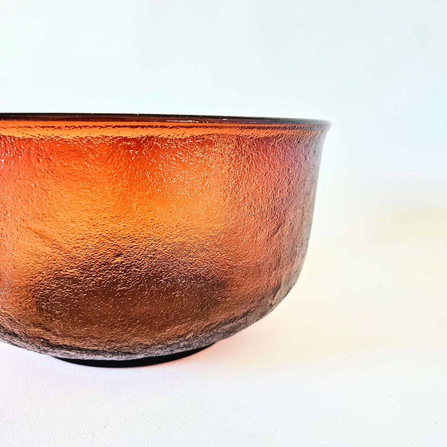 saladier vintage ambré