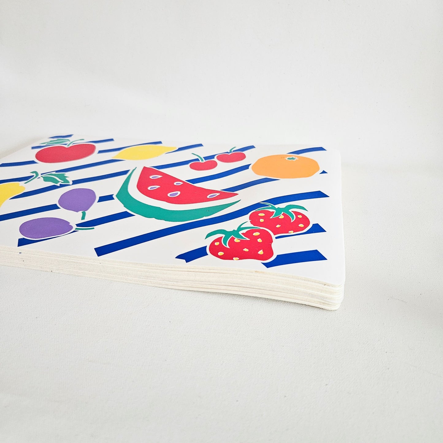 napperons vintage à motifs en vinyle x2