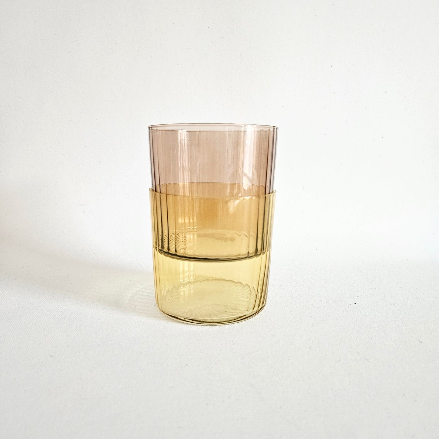 verres ondulés x2