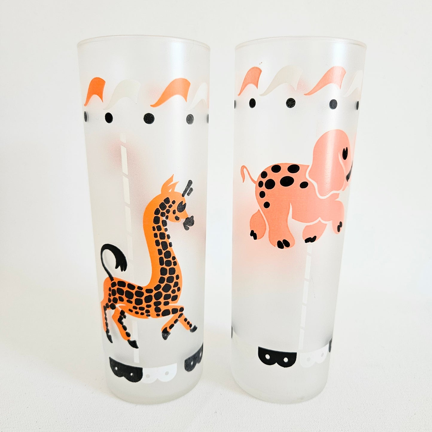 verres Carousel Libbey x2