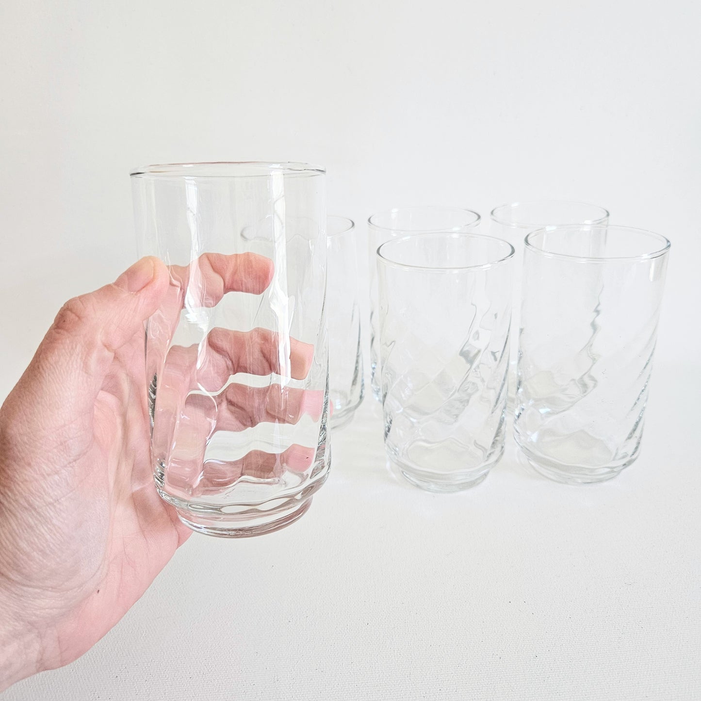 verres high ball Libbey swirl x6