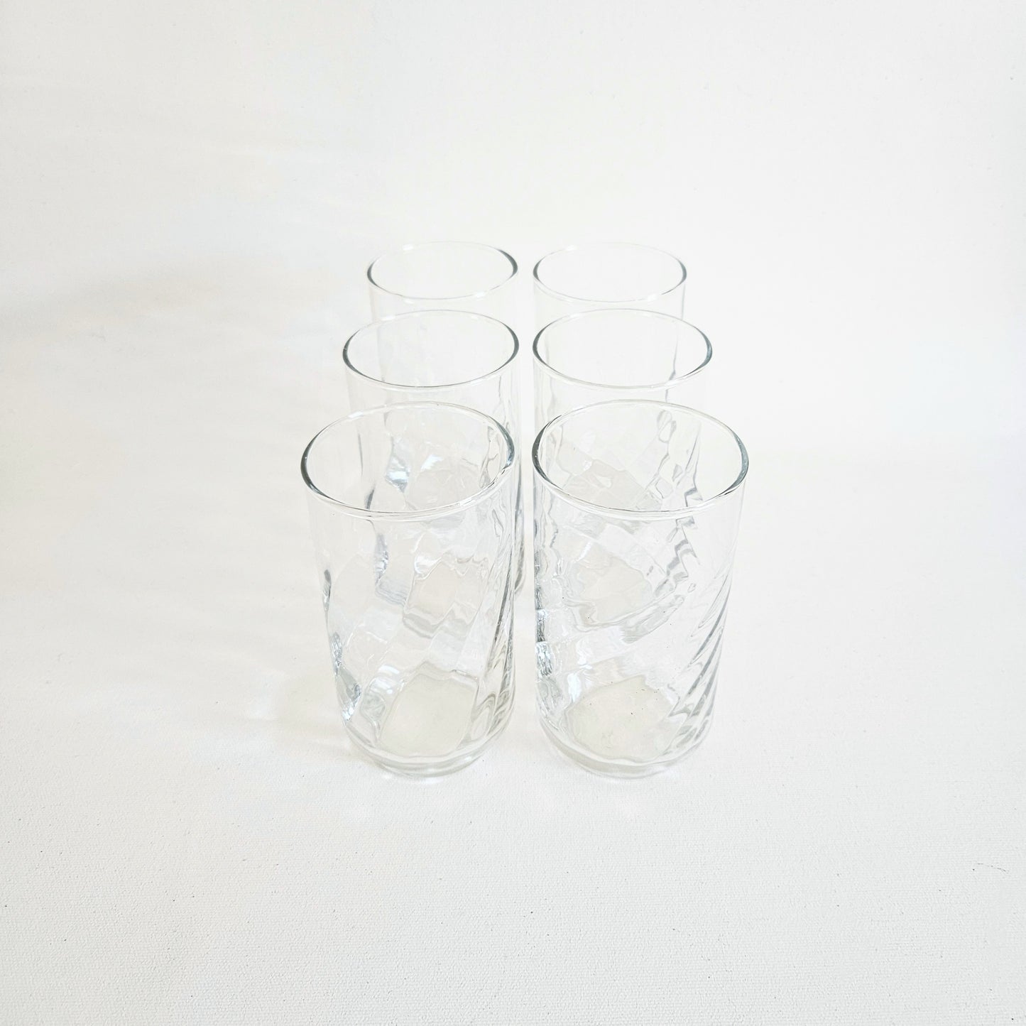 verres high ball Libbey swirl x6