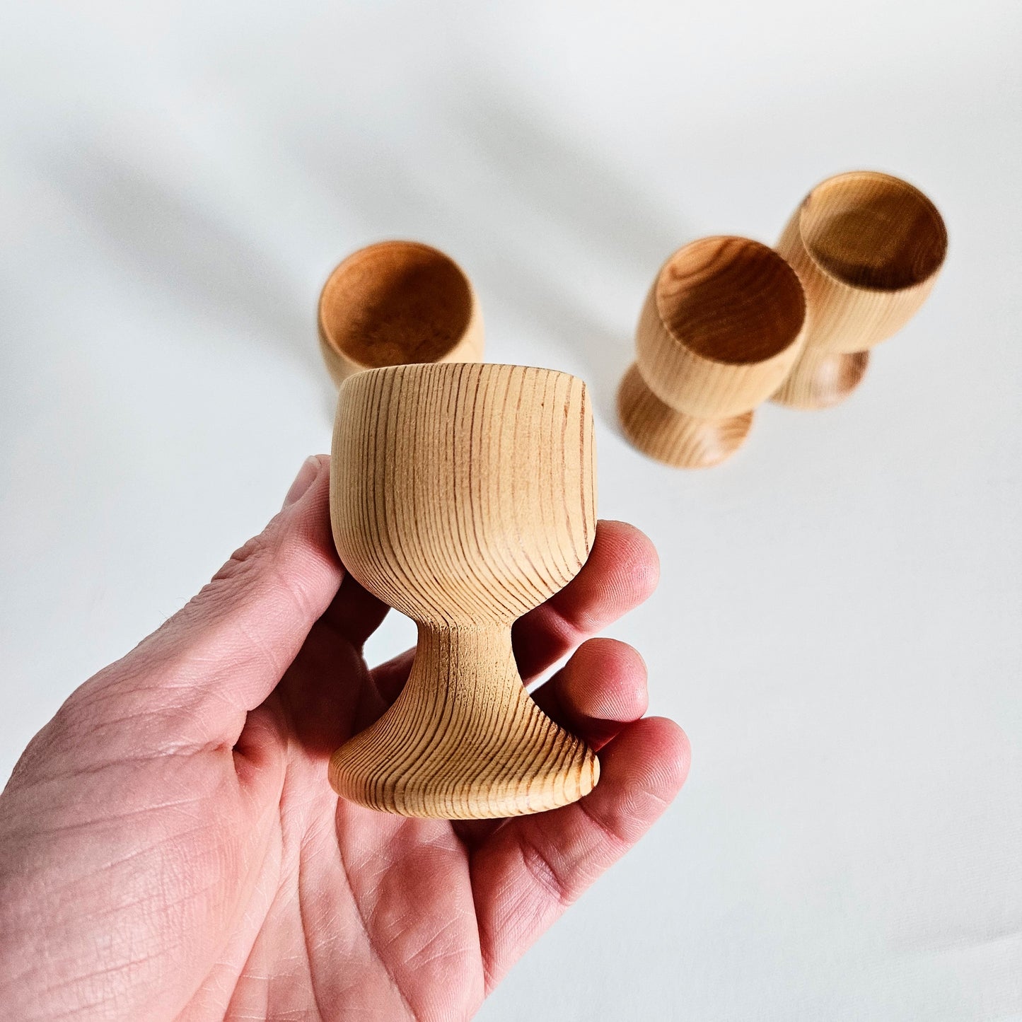 coquetiers en bois x2