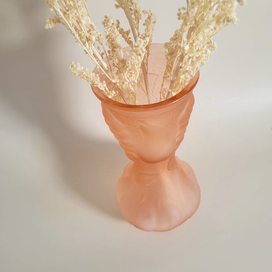 vase Fruits en verre givré