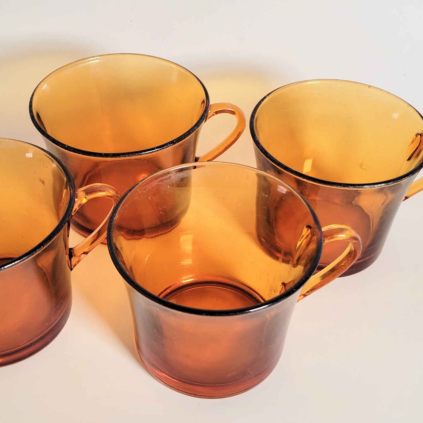 tasses Duralex ambre x2