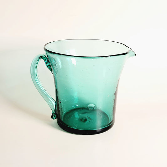 pichet vintage en verre soufflé