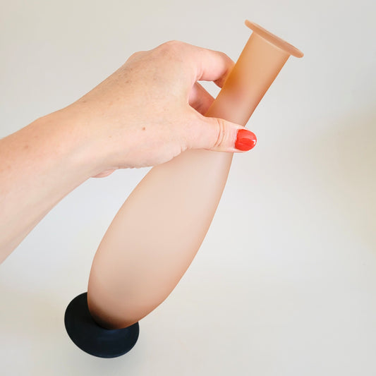 soliflore vintage en verre soufflé