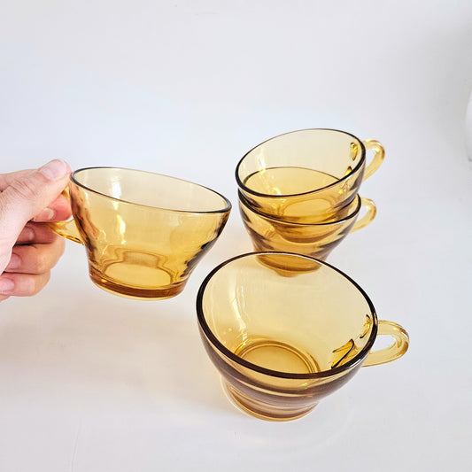 tasses en verre, Vereco x3