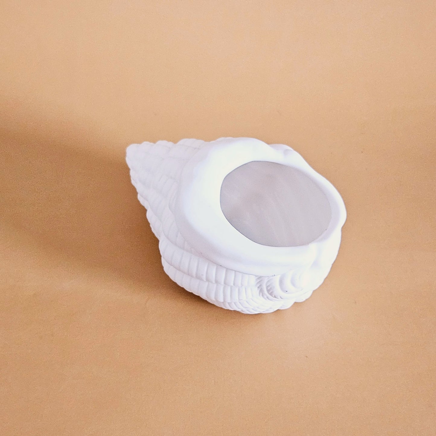 porte-lampion/cache-pot Coquillage en porcelaine