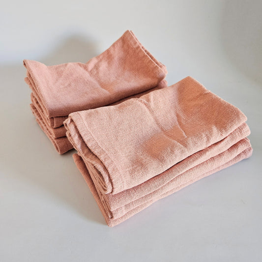 serviettes de table en lin x4