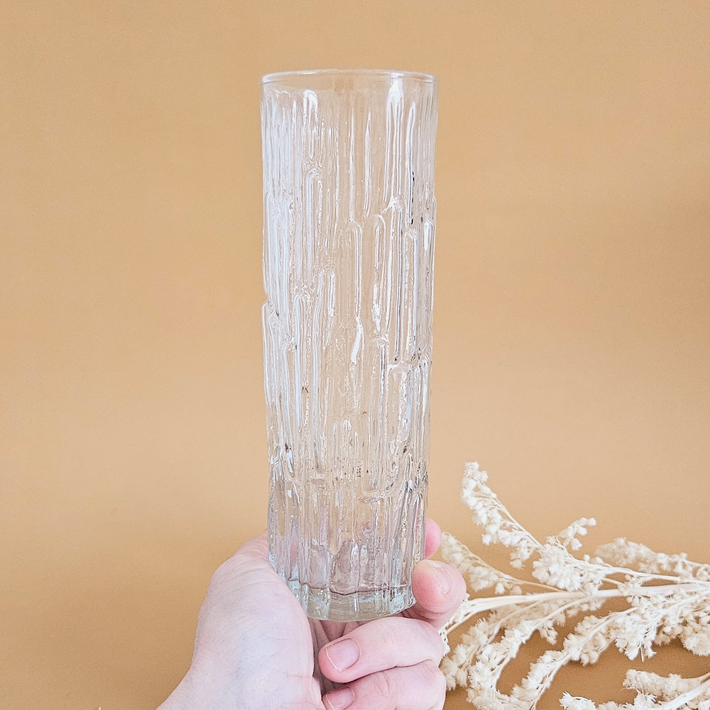 vase vintage texturé