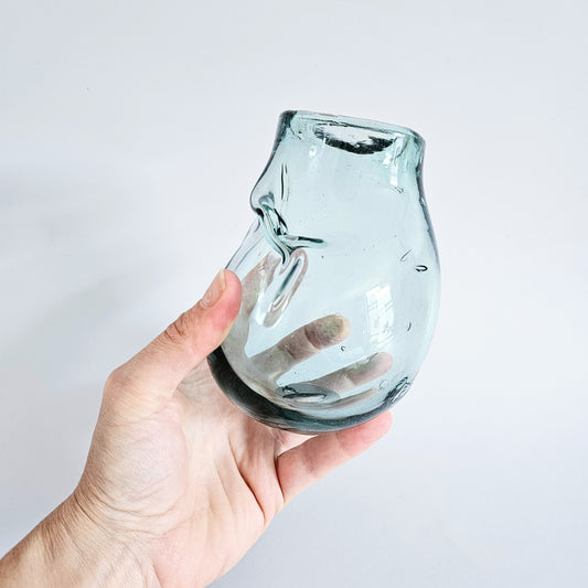 vase boule en verre soufflé