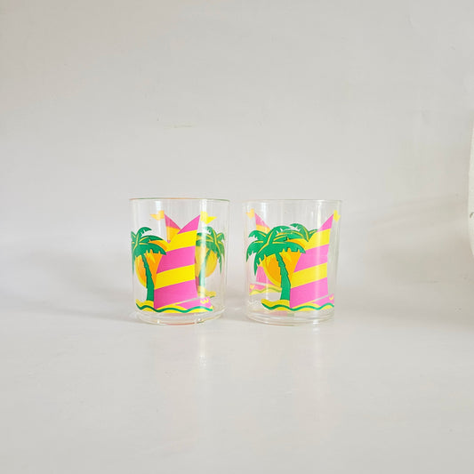 verres 1990s Palmiers x2 (Copie)