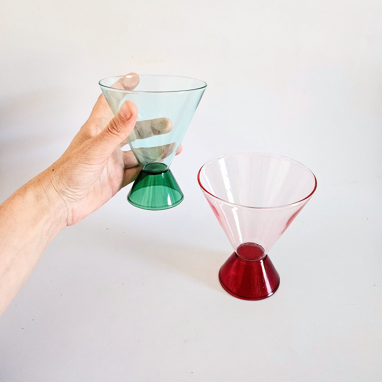 verres à cocktail 2-en-1 x2