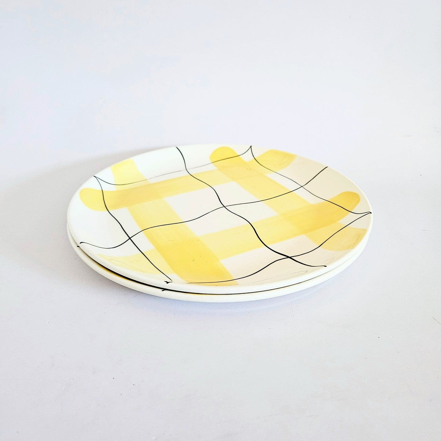 assiettes en céramique Hycroft, Calico x2