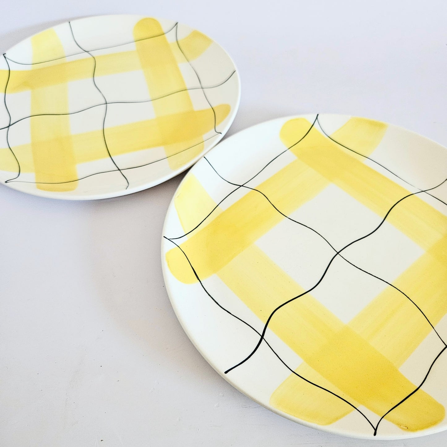 assiettes en céramique Hycroft, Calico x2