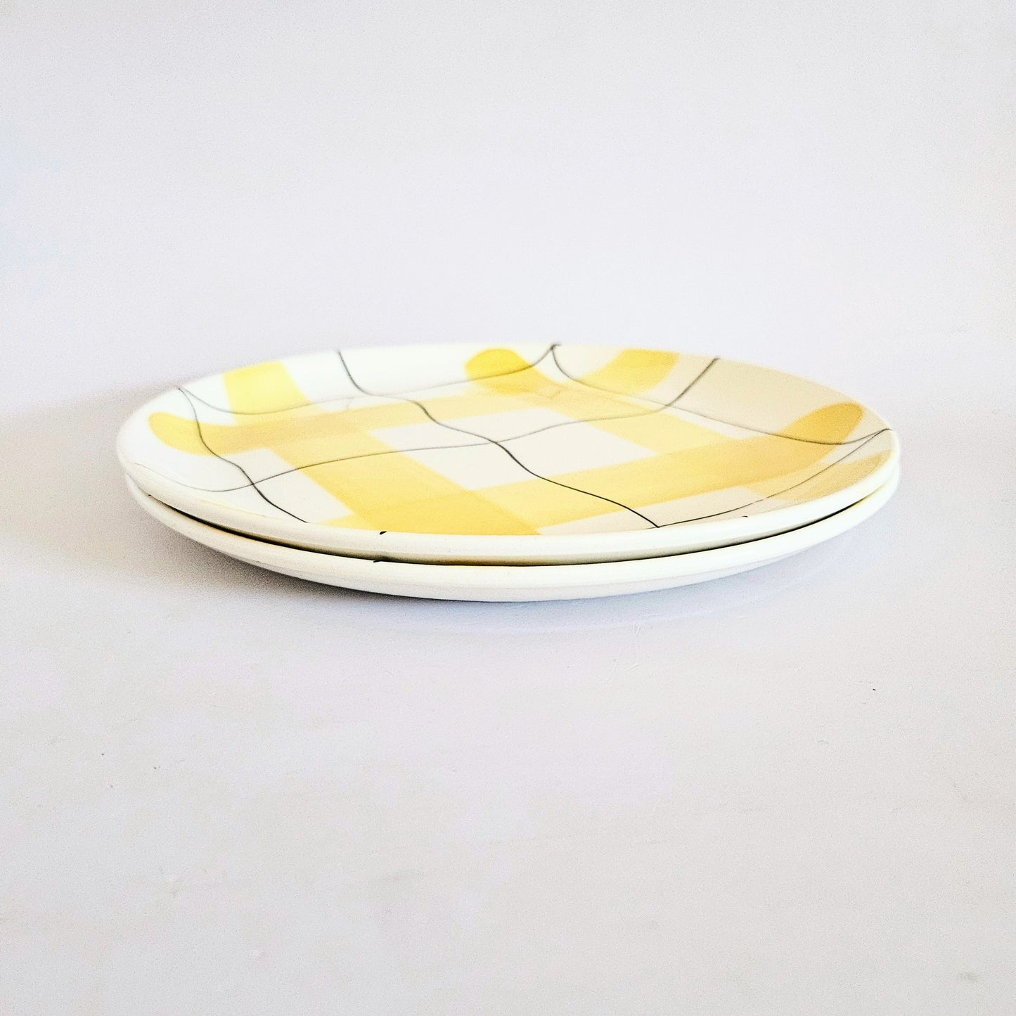 assiettes en céramique Hycroft, Calico x2