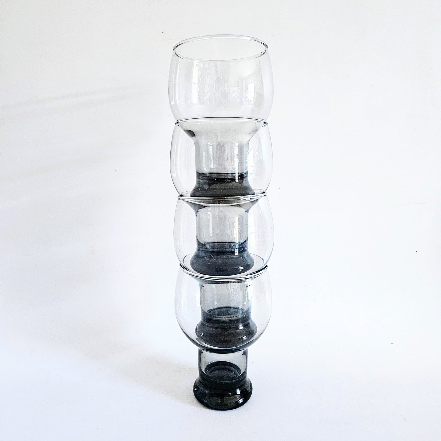 verres fumés noir x4