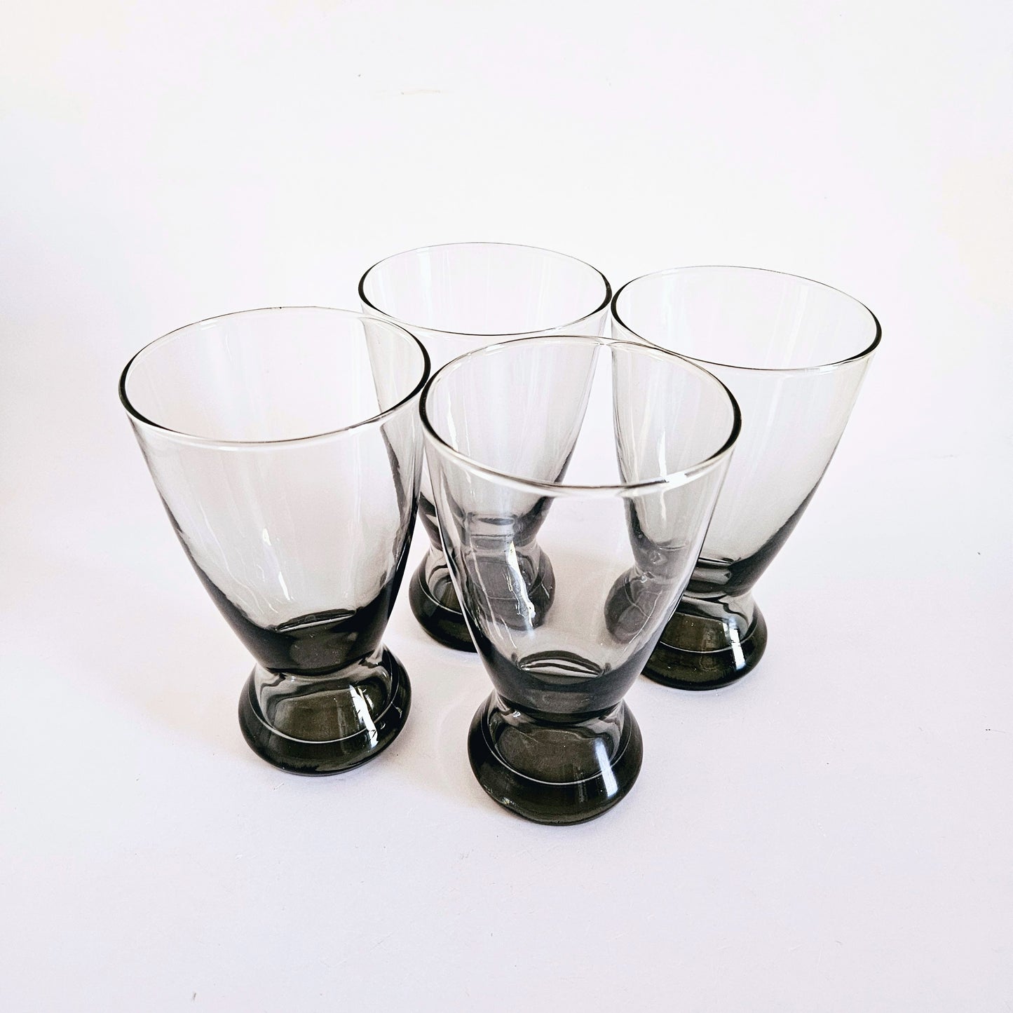 verres fumés noir Libbey x4