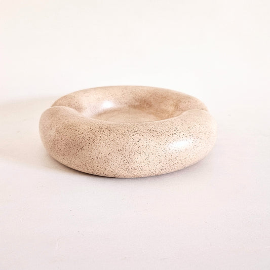 coupelle ronde vintage en céramique picotée