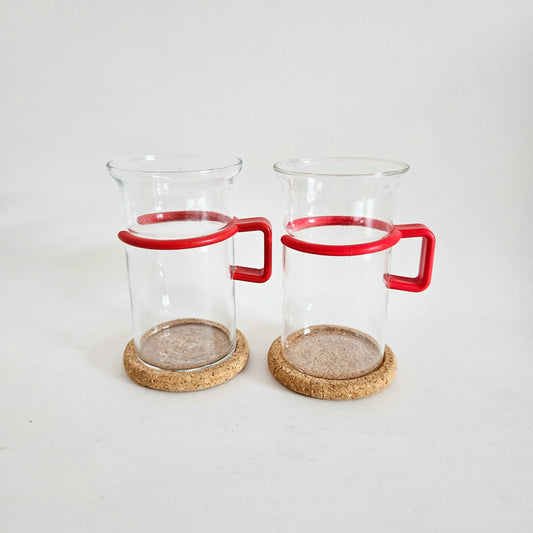 tasses hautes vintage Bodum x2