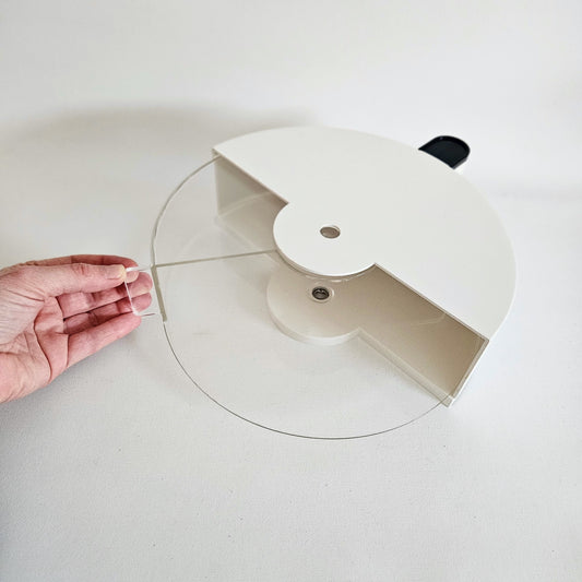 cloche à gâteau/fromages vintage 'Papillon', Guzzini