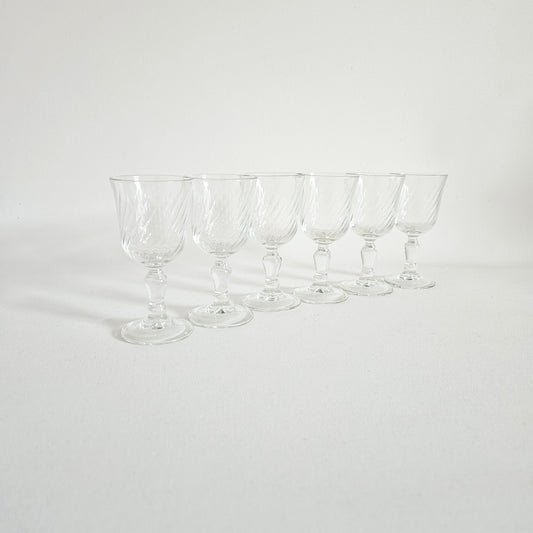 verres à digestif vintage Luminarc x6