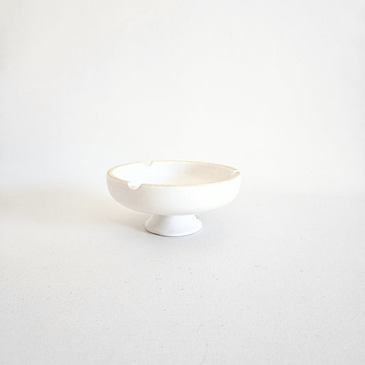 coupelle sur pied vintage en céramique