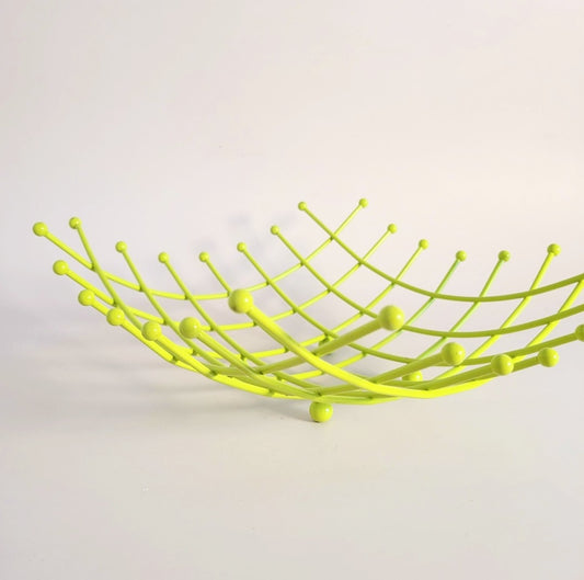 bol à fruits vintage quadrillé